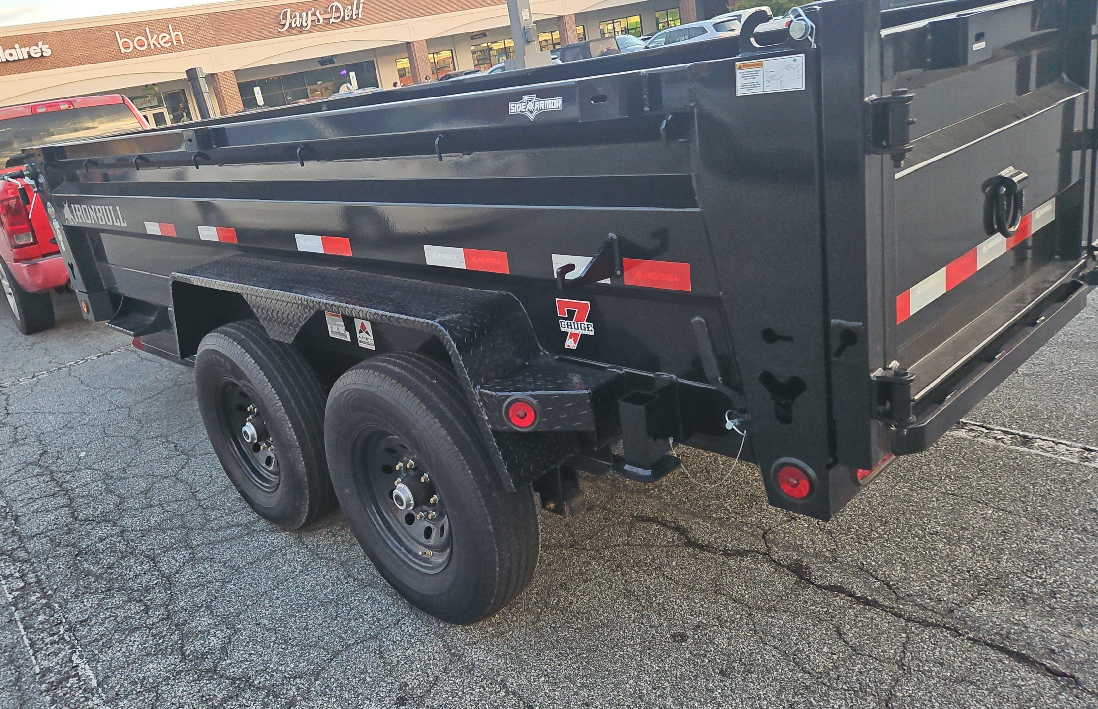 Iron Bull Hydraulic Dump Trailer 7x14